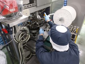 モズクロケット結束機点検